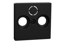 Накладна антенна розетка Ocean Plastic System M чорна матова (MEG4123-0403)