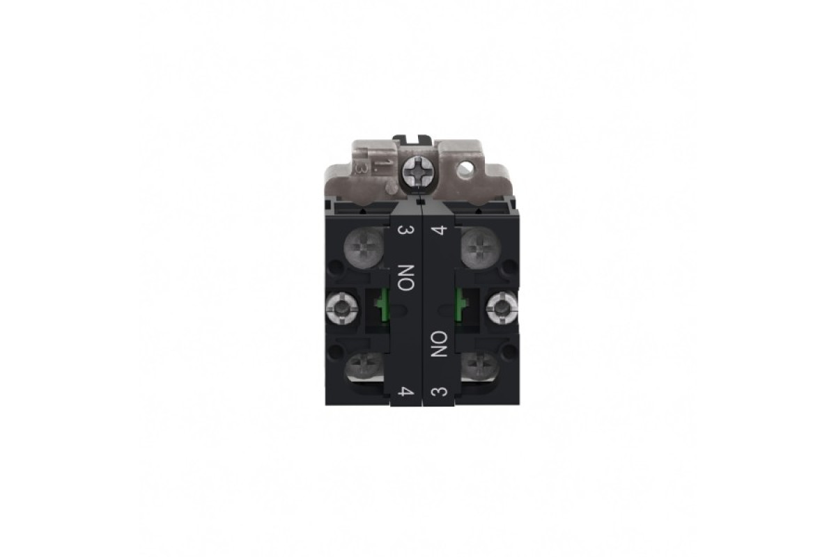 Перемикач, Easy Harmony XB2, металевий, чорний, 22 мм, 3 положення, з фіксацією, 2NO (XB2BD33C)