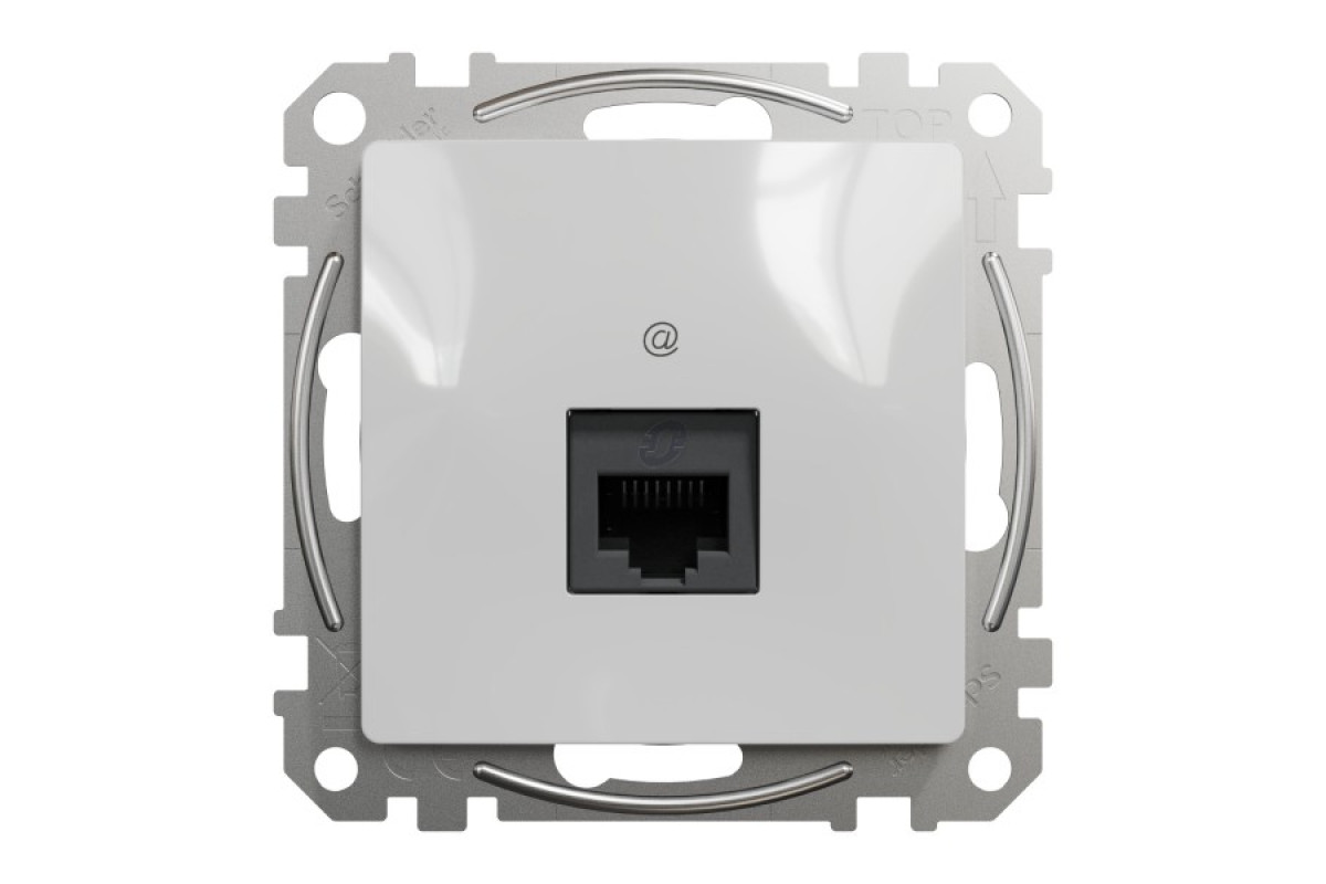 Один роз’єм RJ45 категорія 5E UTP Алюміній Sedna Design (SDD113451)