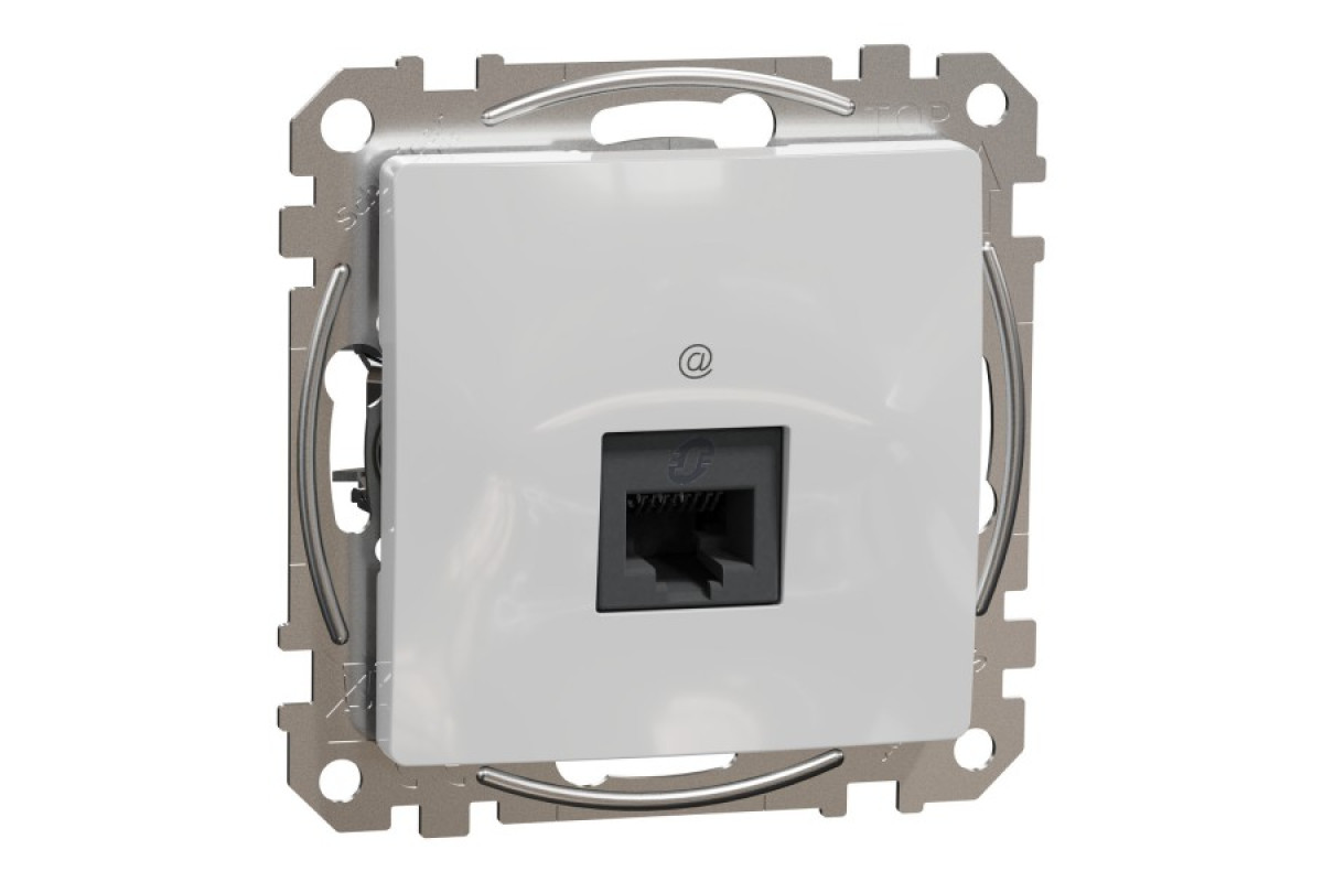 Один роз’єм RJ45 категорія 5E UTP Алюміній Sedna Design (SDD113451)