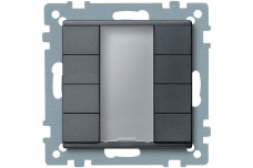 KNX кнопковий пост керування, 4 кнопки, антрацит, System M (MTN627814)