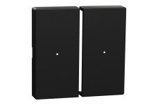Клавіша KNX 2 кнопочна System M чорна матова (MEG5220-0403)
