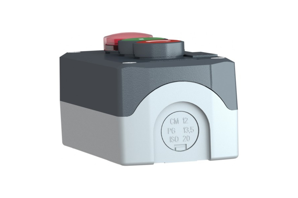 Пост кнопковий з 2 кнопками+сигнальна лампа (XALD363M)