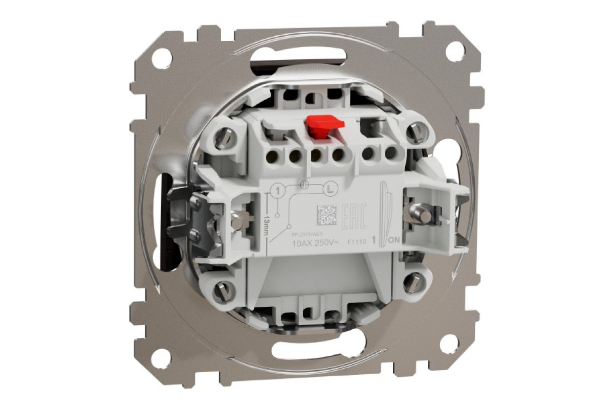 Одноклавішний вимикач Венге Sedna Elements (SDD181101)