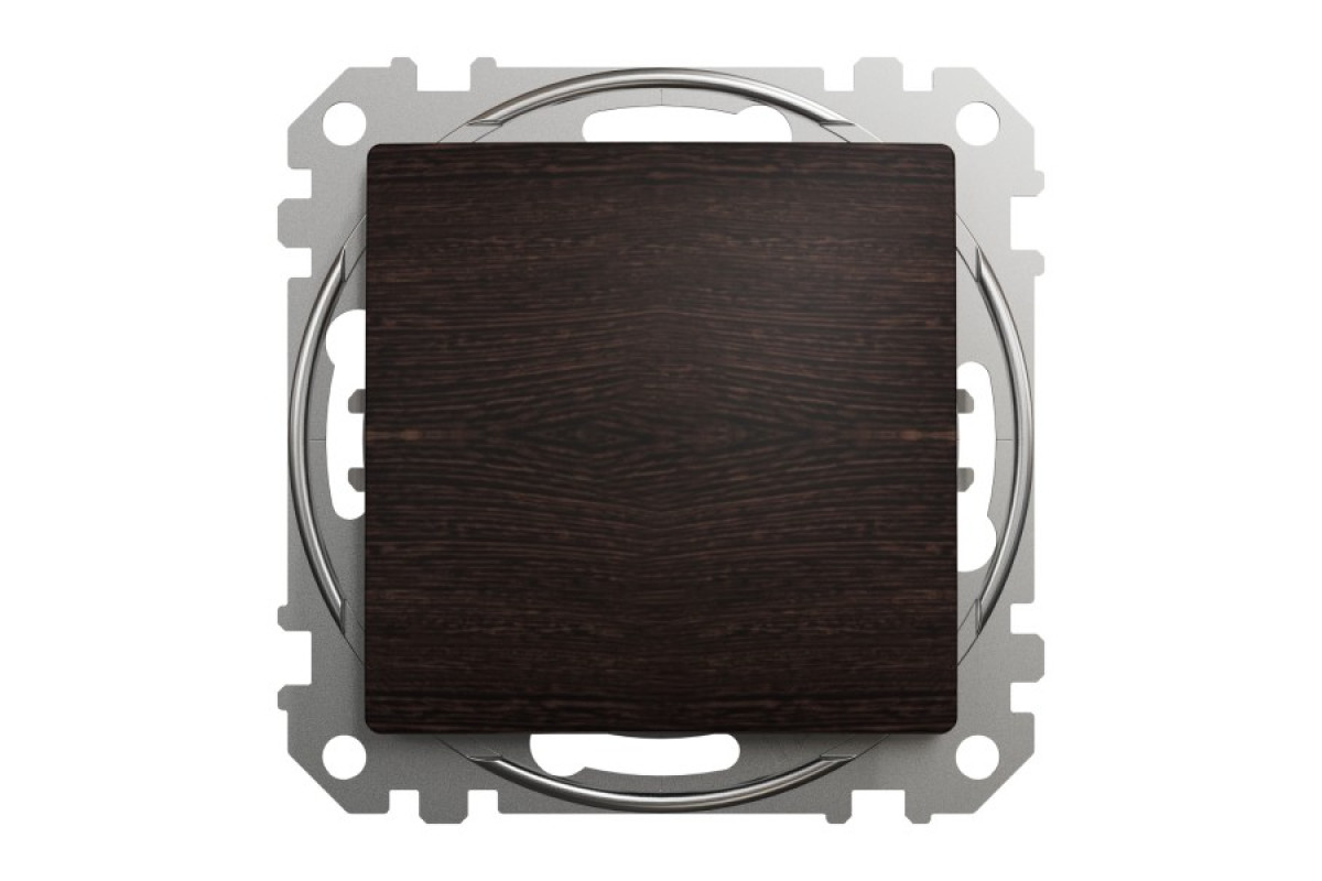 Одноклавішний вимикач Венге Sedna Elements (SDD181101)