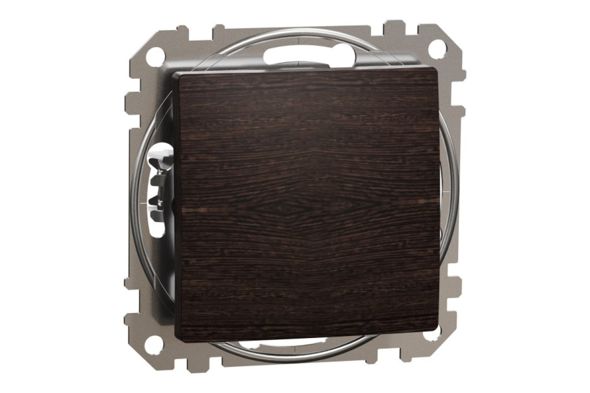 Одноклавішний вимикач Венге Sedna Elements (SDD181101)