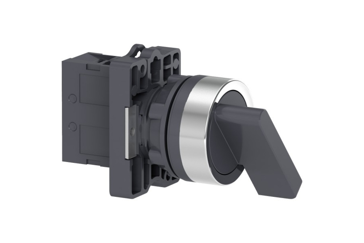 Селекторний перемикач з довгою ручкою, 2 положення, з фіксацією, 1 NO (XA2EJ21)