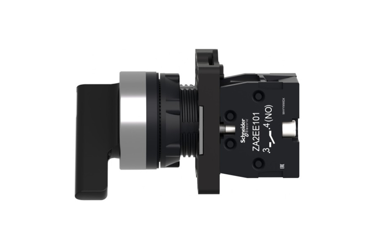 Селекторний перемикач з довгою ручкою, 2 положення, з фіксацією, 1 NO (XA2EJ21)