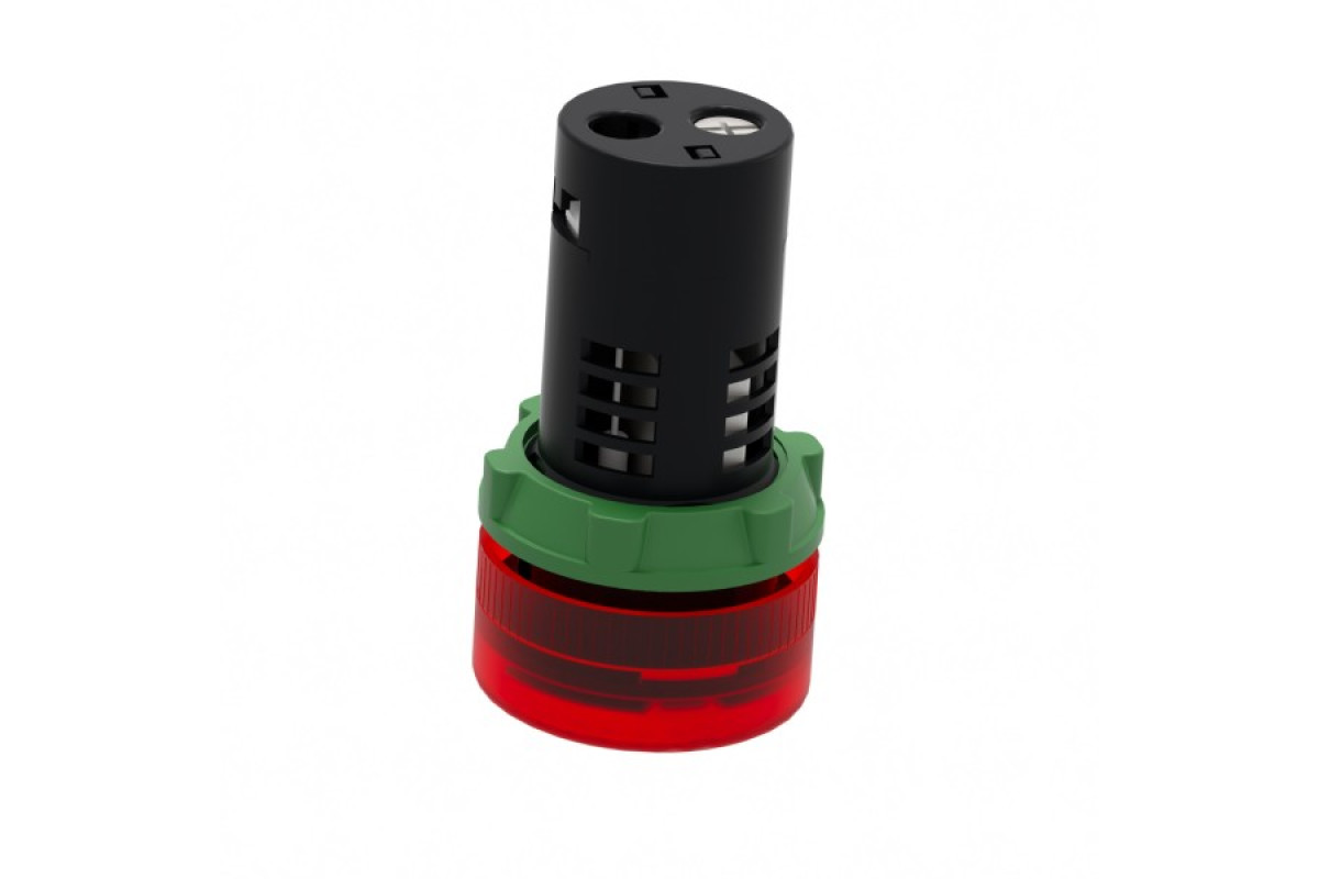 Сигналізатор з підсвічуванням, Easy Harmony XB2, пластик, червоний, 22 мм, 90 дБ, 220В AC (XB2BSM4LC)