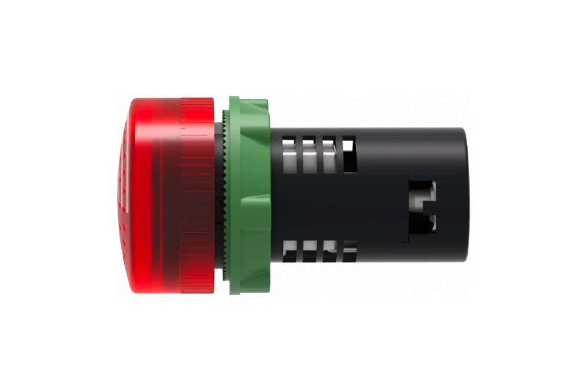 Сигналізатор з підсвічуванням, Easy Harmony XB2, пластик, червоний, 22 мм, 90 дБ, 24В AC/DC (XB2BSB4LC)