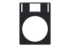 Тримач символів, Easy Harmony XB2, 30x40мм, пластик, без надпису 8x27мм (ZB2BZ32C)