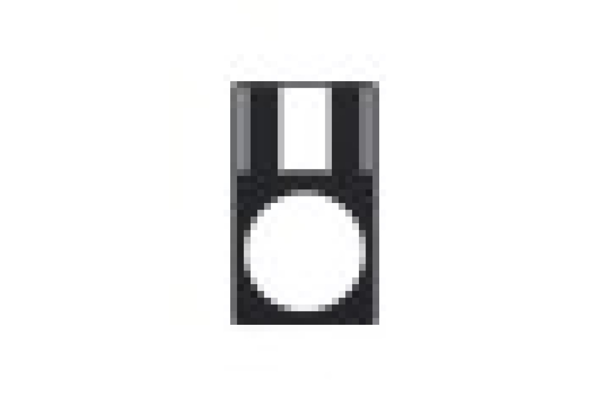 Тримач символів, Easy Harmony XB2, 30x50мм, пластик, без надпису 18x27мм (ZB2BZ33C)