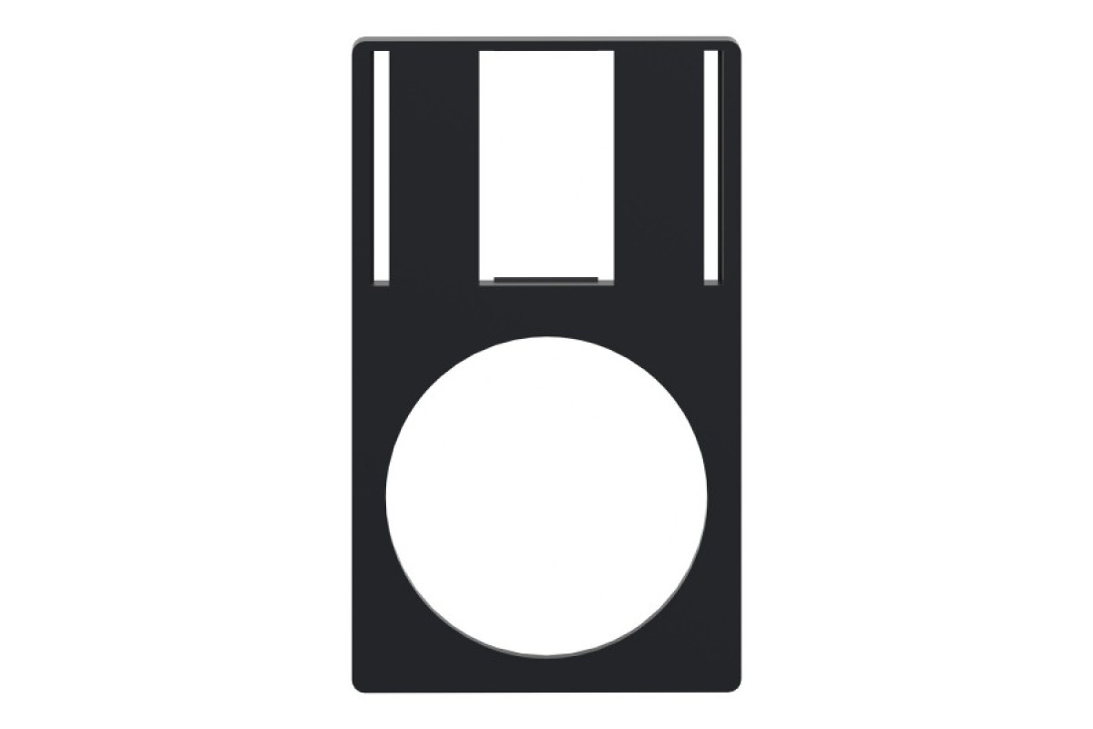 Тримач символів, Easy Harmony XB2, 30x50мм, пластик, без надпису 18x27мм (ZB2BZ33C)