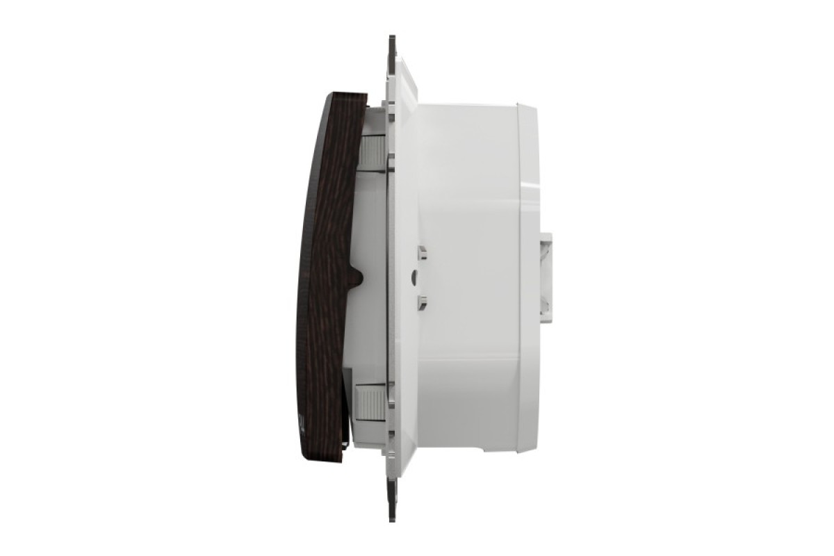 Одноклавишный переключатель 10 АХ, IP44, Венге Sedna Elements (SDD281106)