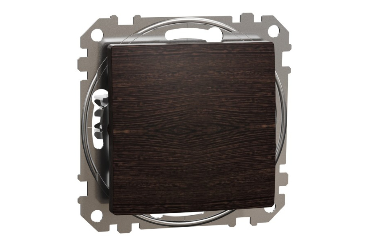 Одноклавішний перемикач 10 АХ, Венге Sedna Elements (SDD181106)