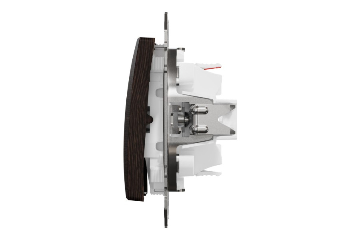 Одноклавішний перемикач 10 АХ, Венге Sedna Elements (SDD181106)