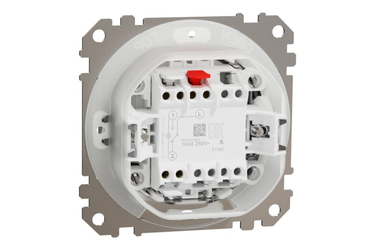 Одноклавішний перемикач IP44 Алюміній Sedna Design (SDD213106)