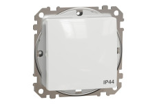 Одноклавішний перемикач IP44 Білий Sedna Design (SDD211106)