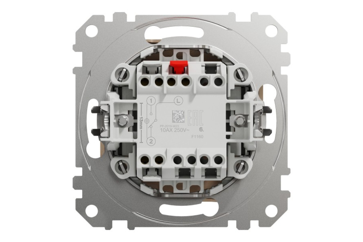 Одноклавишный переключатель Бежевый Sedna Design (SDD112106)