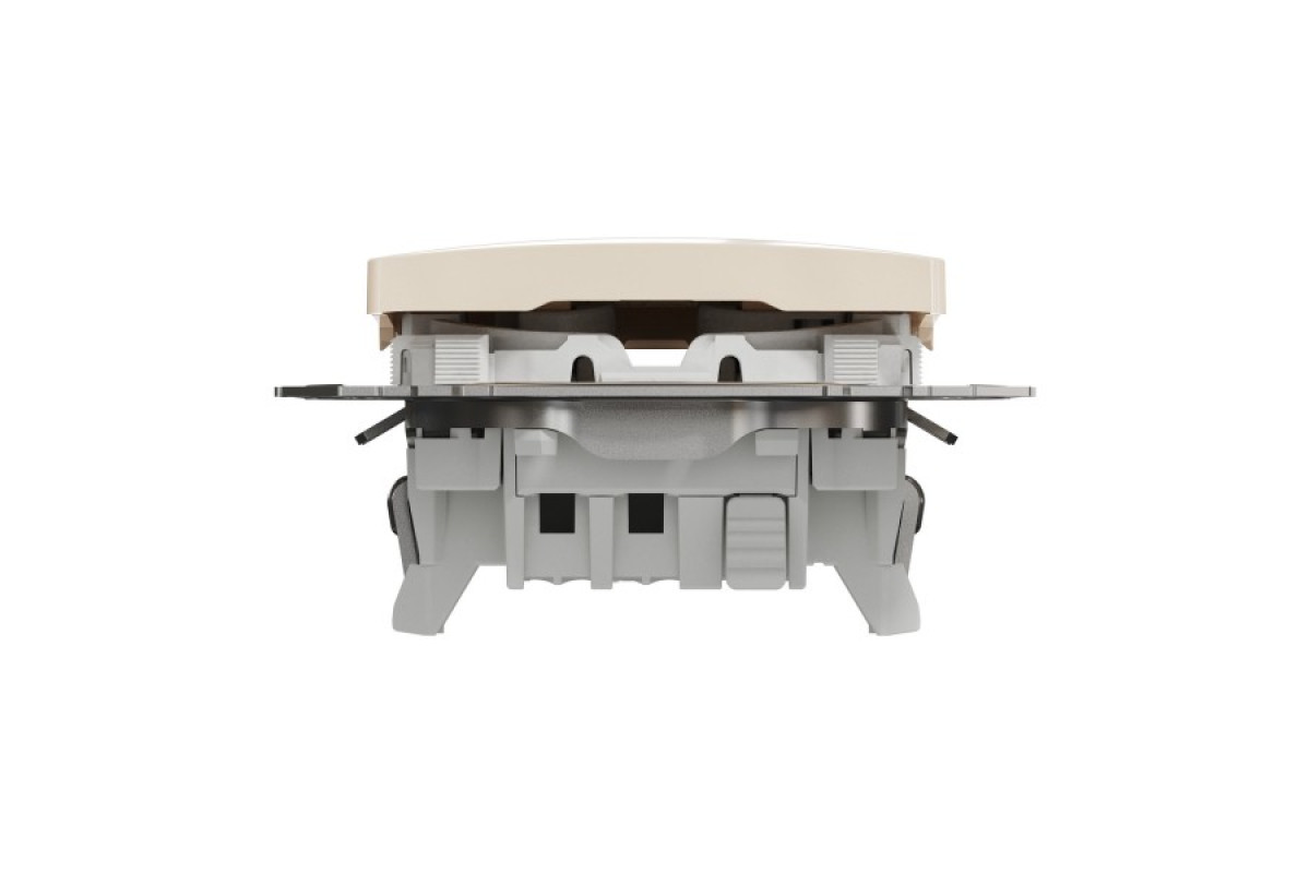 Одноклавишный переключатель Бежевый Sedna Design (SDD112106)