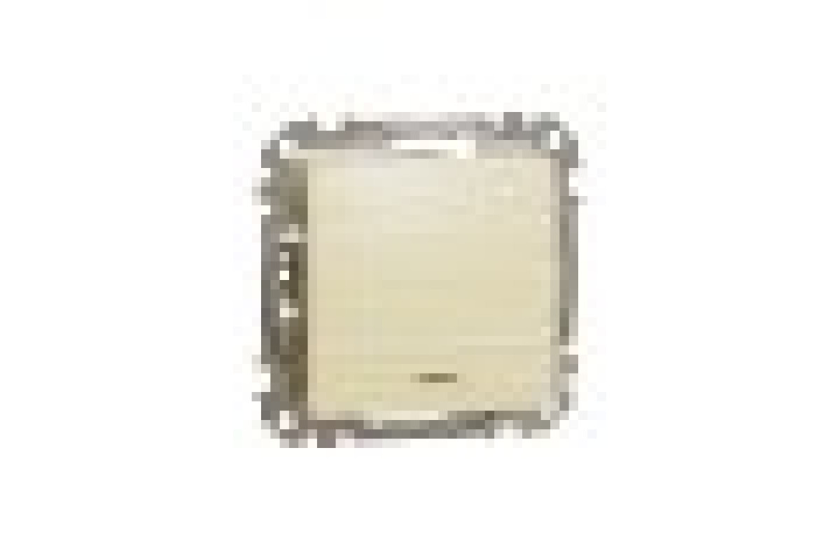 Одноклавішний перемикач з синьою LED підсвіткою 10 АХ Береза Sedna Elements (SDD180106L)