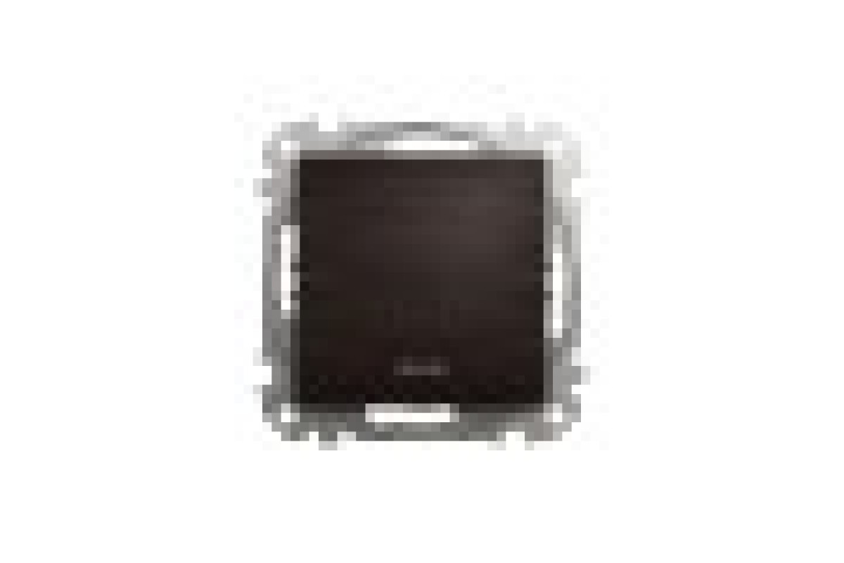 Одноклавішний перемикач з синьою LED підсвіткою 10 АХ Венге Sedna Elements (SDD181106L)