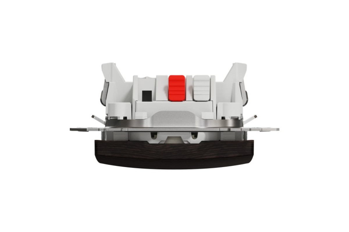 Одноклавішний перемикач з синьою LED підсвіткою 10 АХ Венге Sedna Elements (SDD181106L)