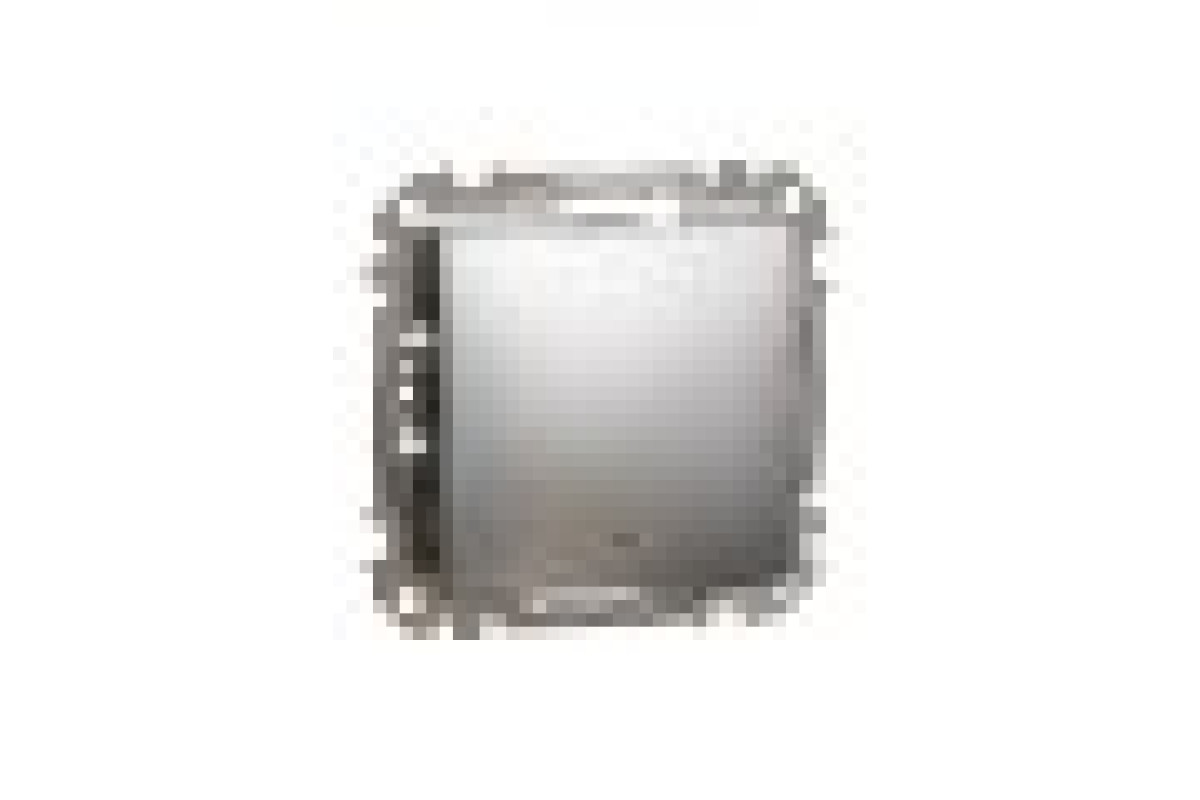 Одноклавишный переключатель с синей LED подсветкой 10АХ Матовый Алюминий Sedna Elements (SDD170106L)