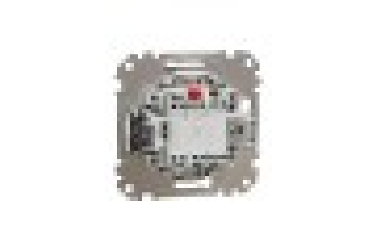 Одноклавишный переключатель с синей LED подсветкой 10АХ Матовый Алюминий Sedna Elements (SDD170106L)