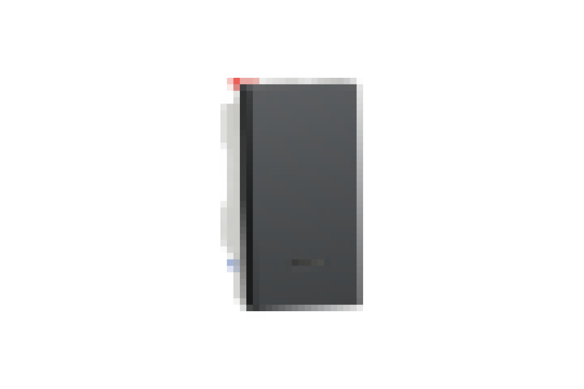 Перемикач 1-клавішний з нейтраллю 10А, 1 модуль антрацит (NU310354S)