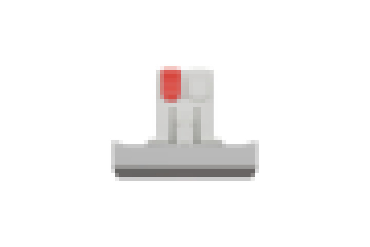 Перемикач 1-клавішний з нейтраллю 10А, 2 модулі алюміній (NU320330S)