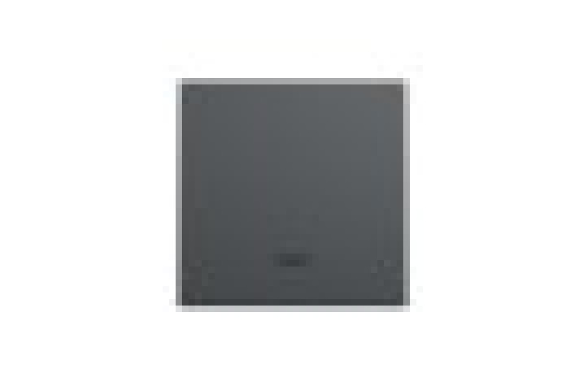 Перемикач 1-клавішний з нейтраллю 10А, 2 модулі антрацит (NU320354S)