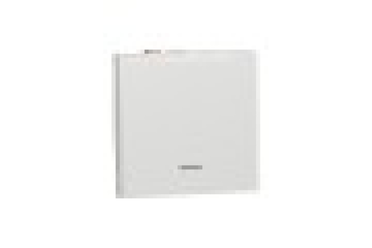 Перемикач 1-клавішний з нейтраллю 10А, 2 модулі білий (NU320318S)