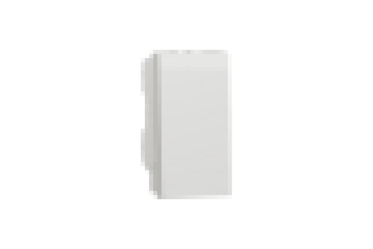 Переключатель 1-клавишный с нейтралью 10А, 2 модуля антрацита (NU316118)