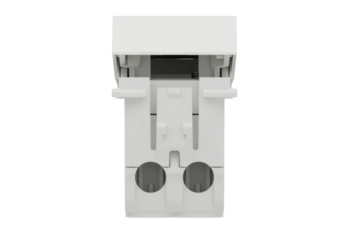 Переключатель 1-клавишный с нейтралью 10А, 2 модуля антрацита (NU316118)