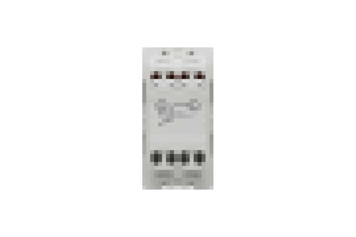 Переключатель 1-клавишный с нейтралью 10А, 2 модуля антрацита (NU316118)