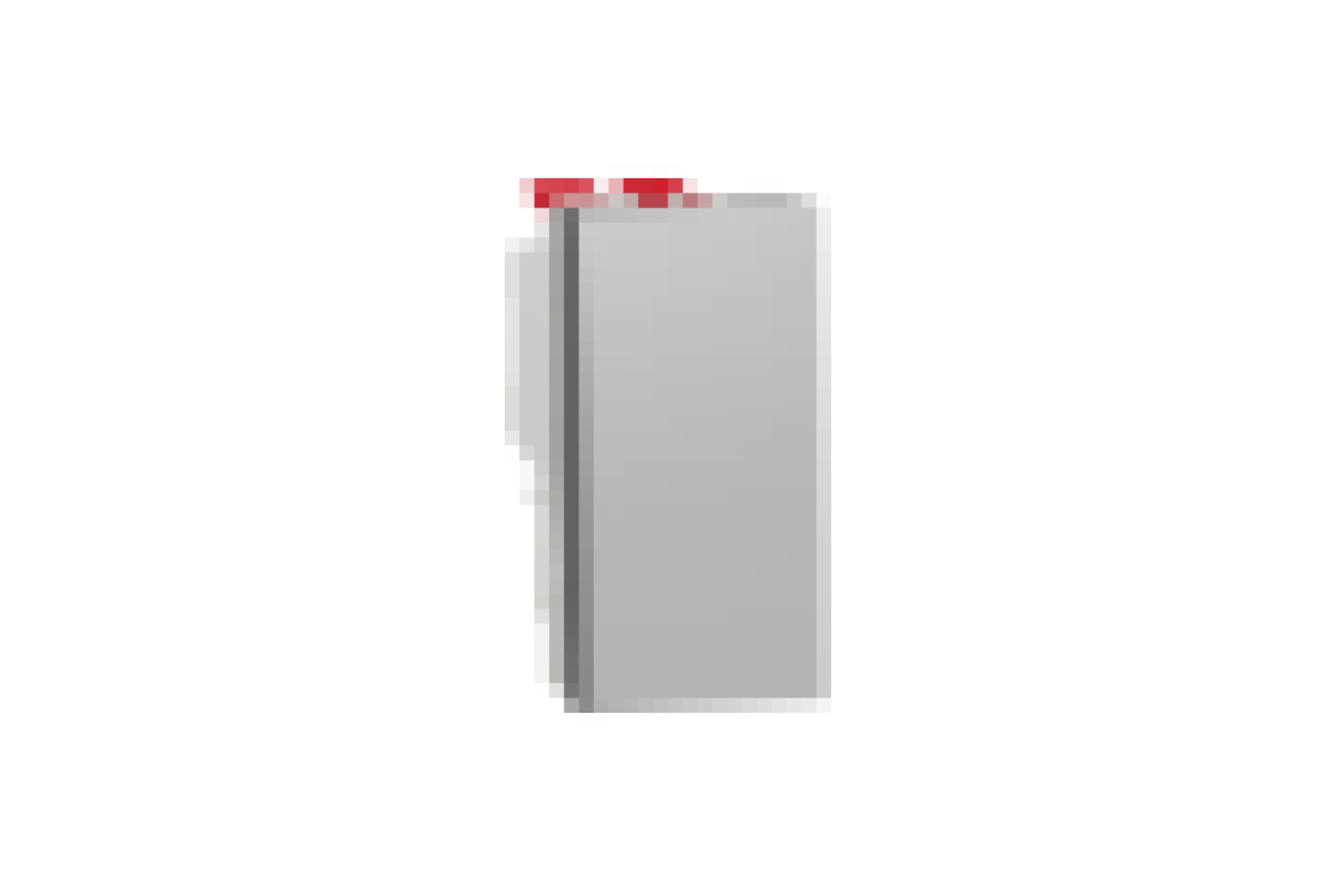 Перемикач 1-клавішний перехресний схема 7, 10А, 1 модуль алюміній (NU310530)