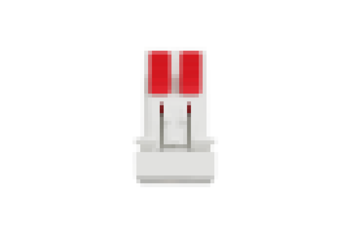 Перемикач 1-клавішний перехресний схема 7, 10А, 1 модуль білий (NU310518)