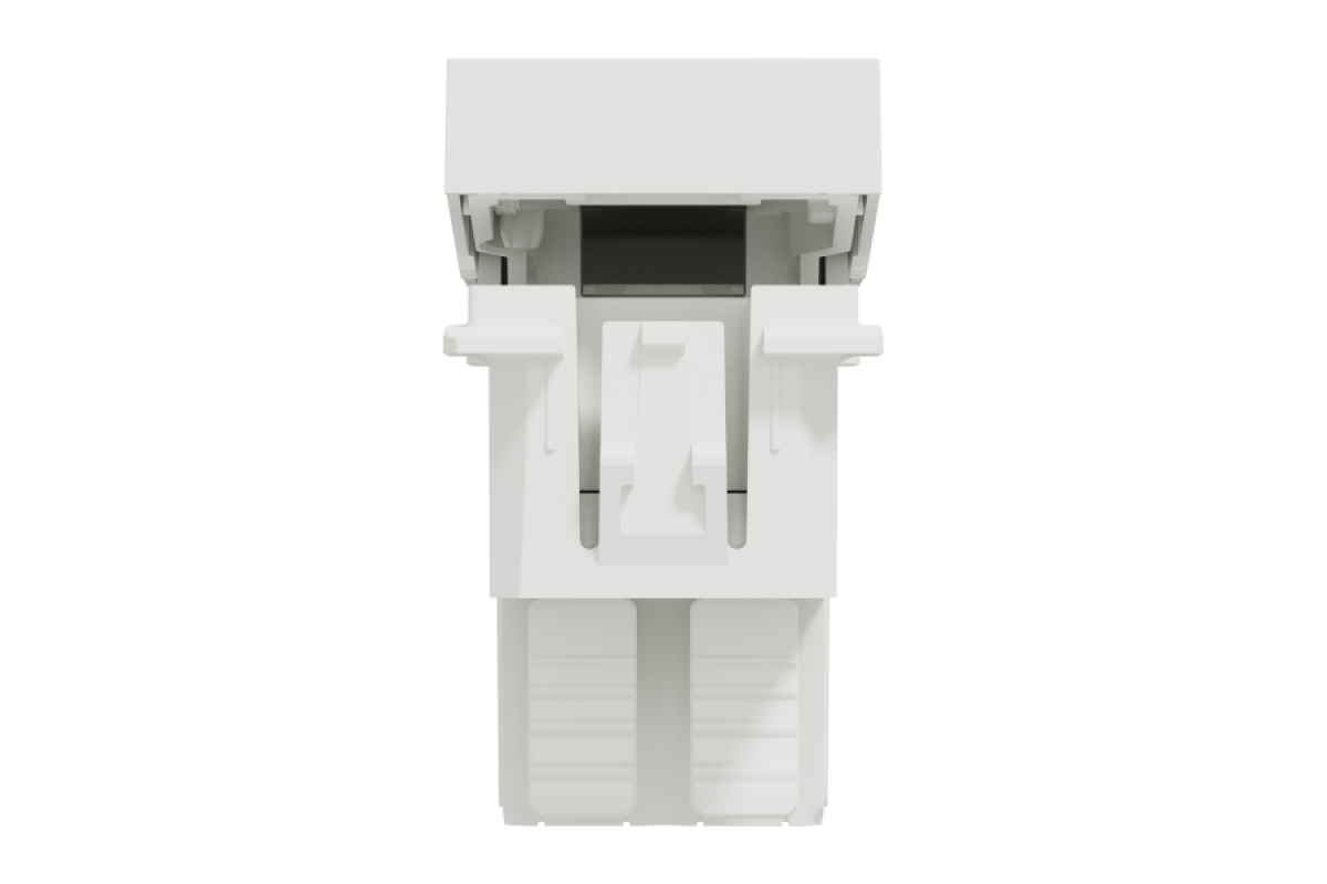 Перемикач 1-клавішний перехресний схема 7, 10А, 1 модуль білий (NU310518)