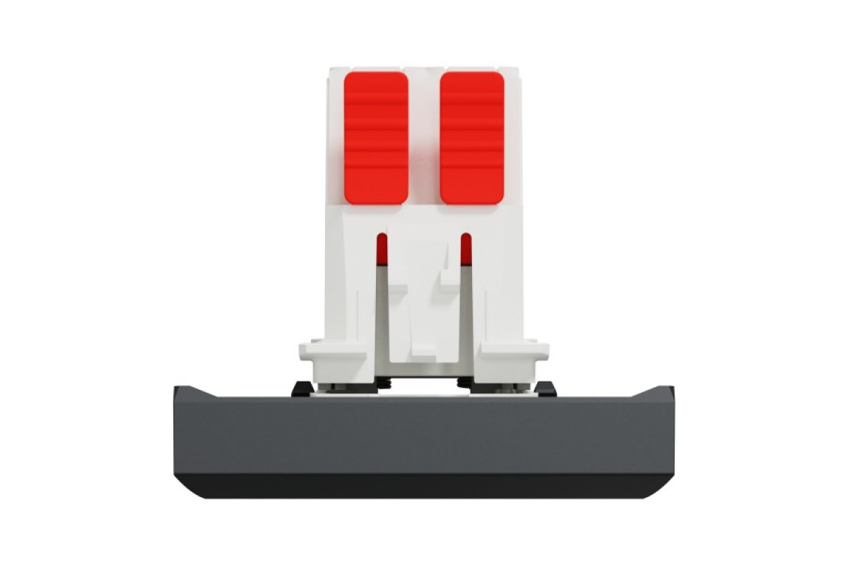 Перемикач 1-клавішний перехресний схема 7, 10А, 2 модулі антрацит (NU320554)