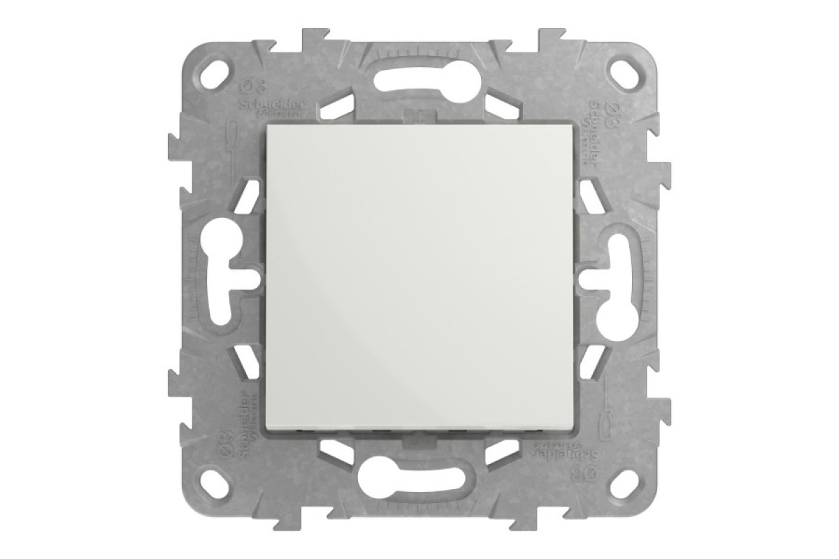 Перемикач 1-клавішний сх.6 10А білий (NU520318)