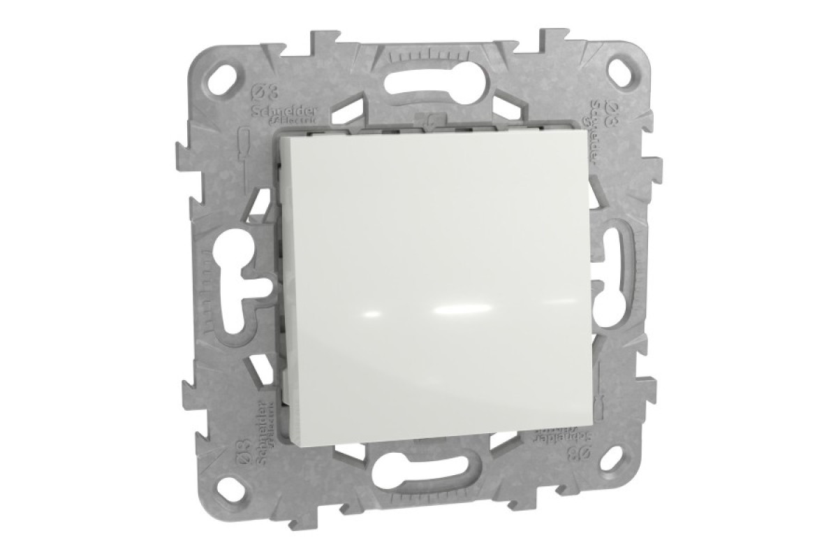 Перемикач 1-клавішний сх.6 10А білий (NU520318)