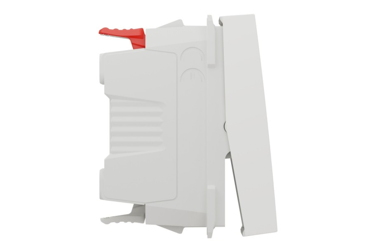 Перемикач 1-клавішний схема 6, 10А, 1 модуль білий (NU310318)