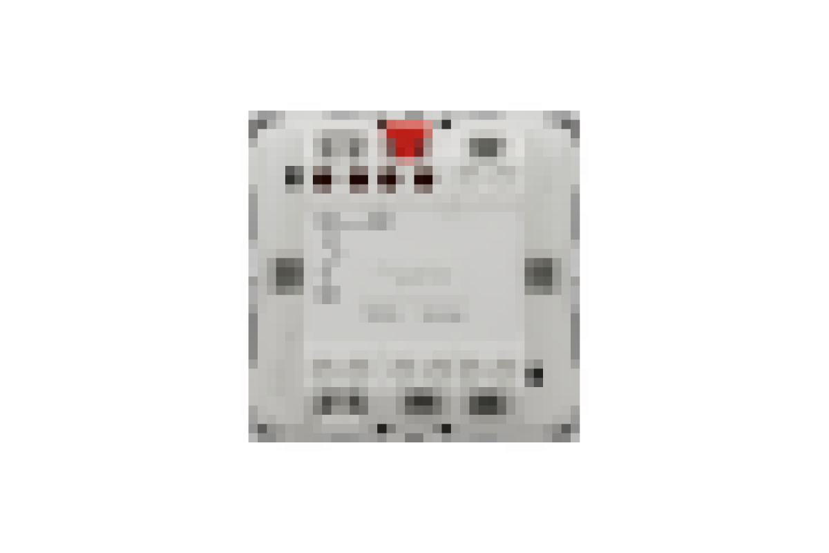 Перемикач 1-клавішний схема 6, 10А, 2 модулі алюміній (NU320330)