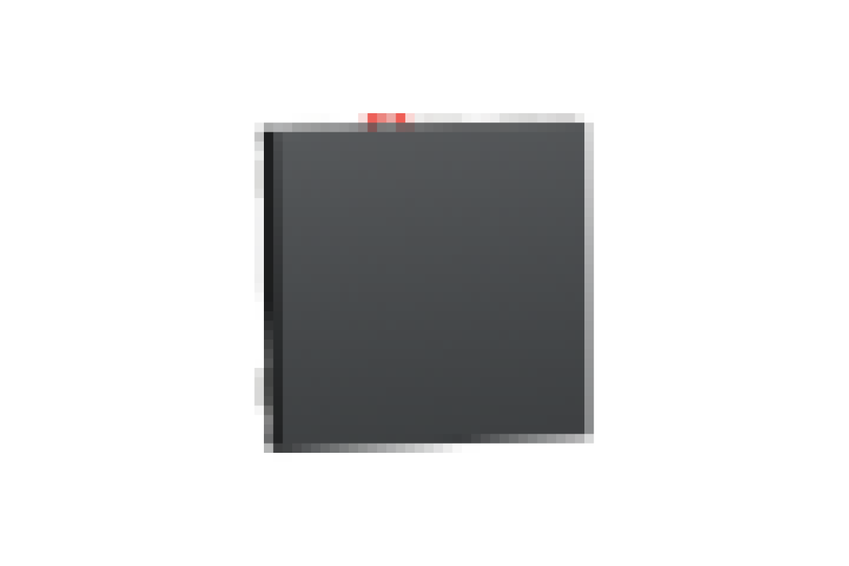 Перемикач 1-клавішний схема 6, 10А, 2 модулі антрацит (NU320354)