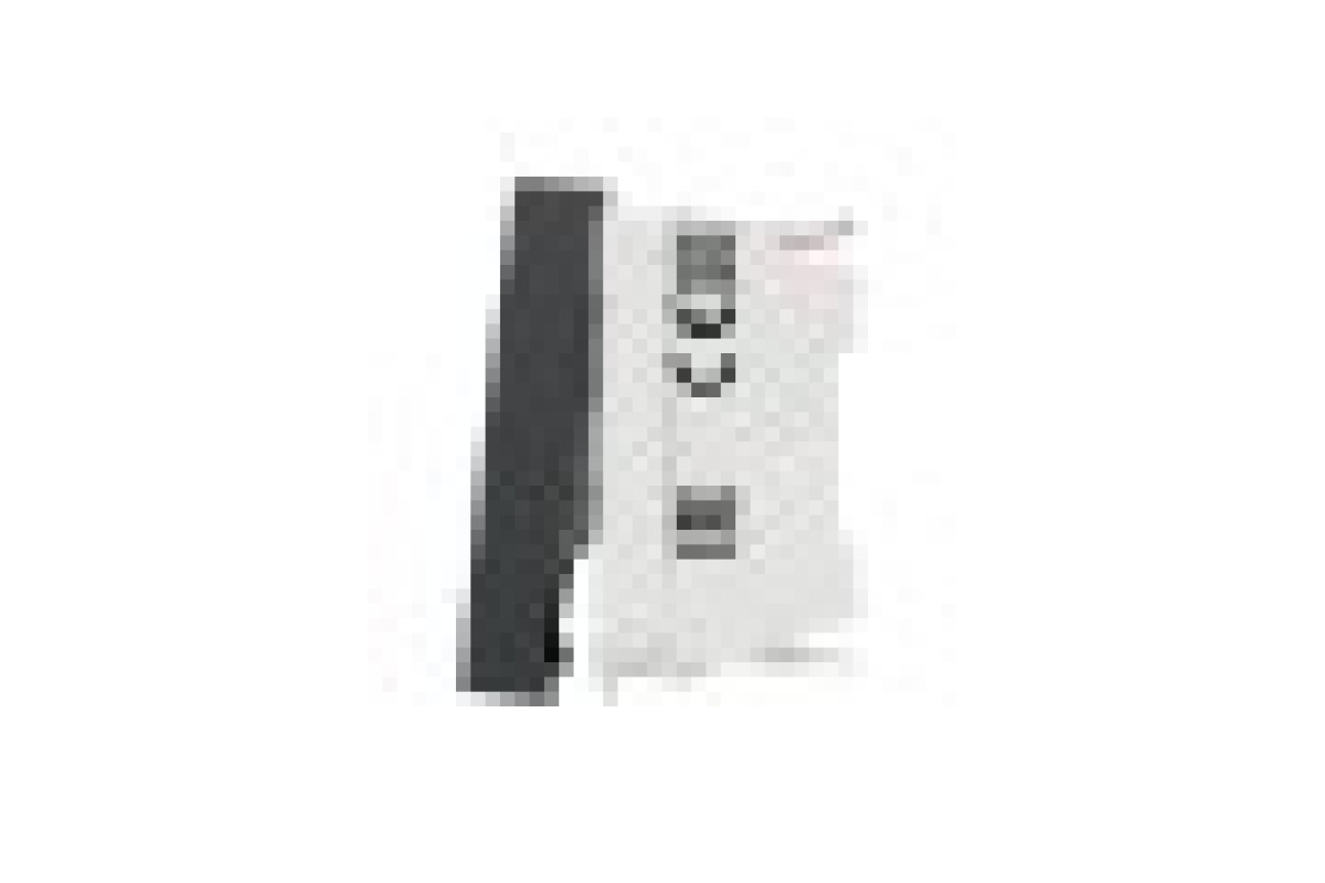 Перемикач 1-клавішний схема 6, 10А, 2 модулі антрацит (NU320354)