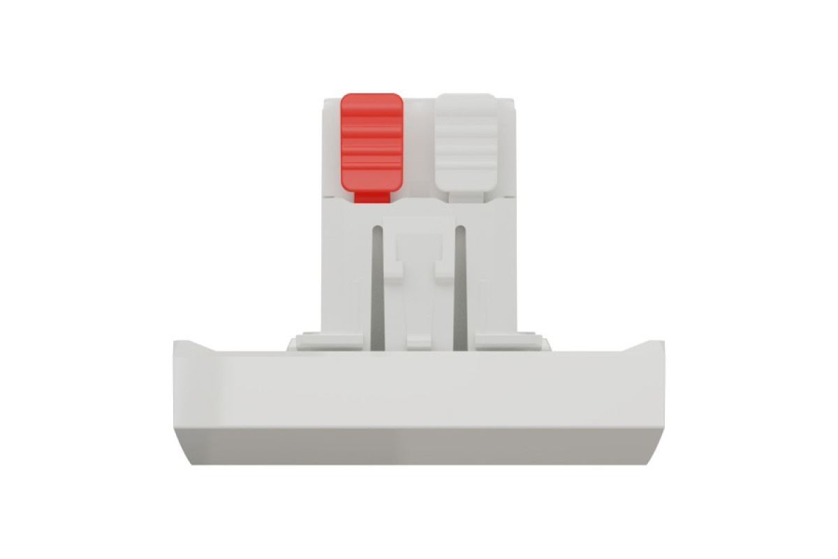 Перемикач 1-клавішний схема 6, 10А, 2 модулі білий (NU320318)