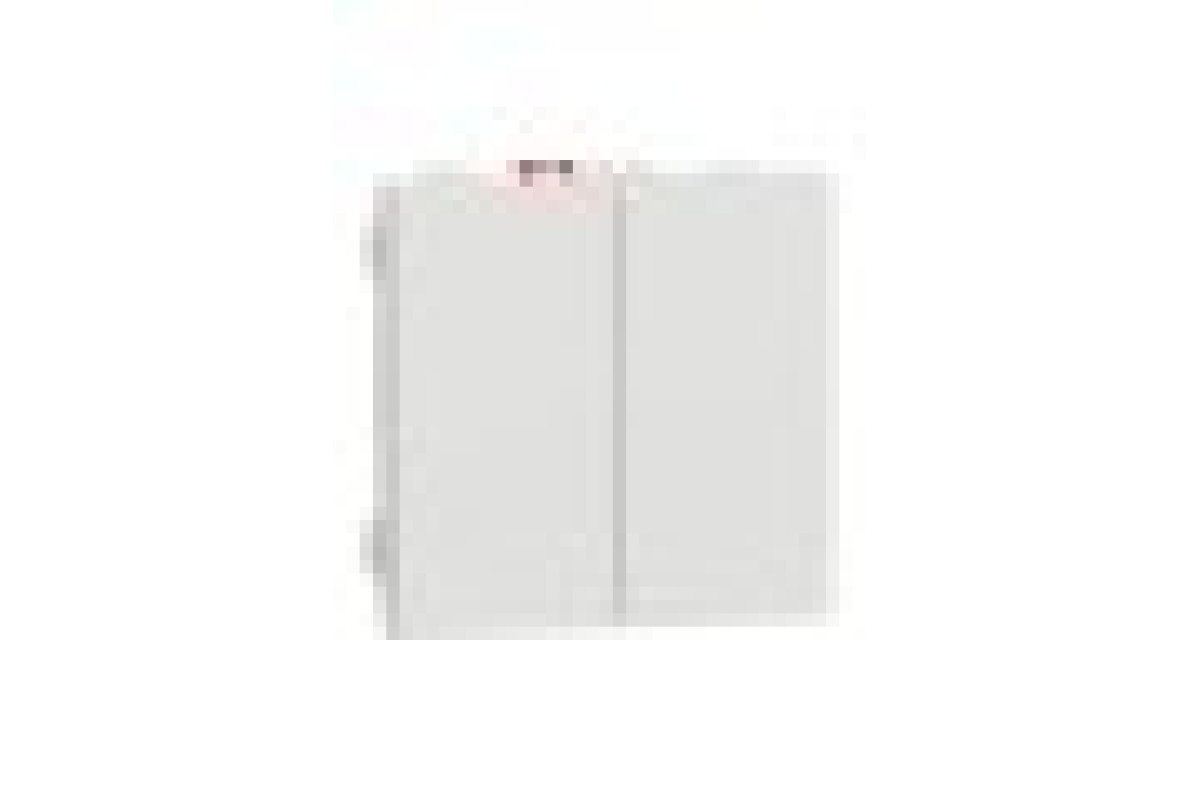 Перемикач 2-клавішний 2 x сх.6, 10А 2 модулі білий (NU321318)