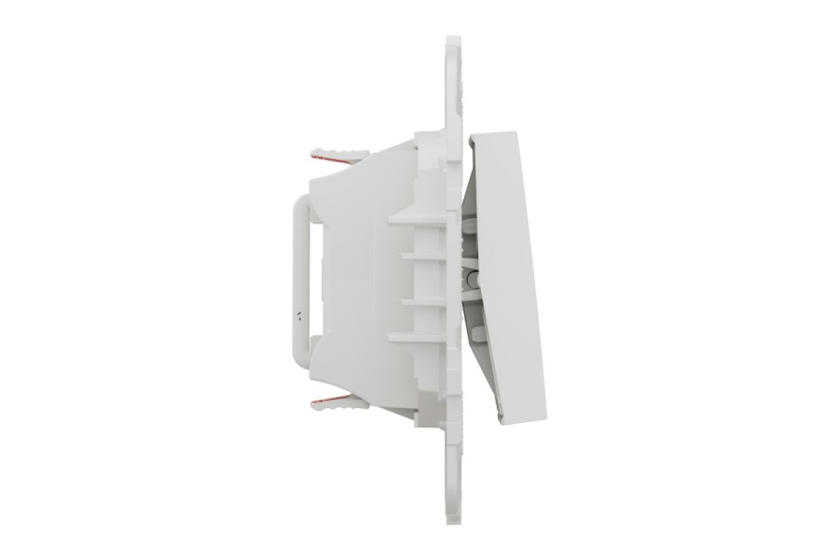 Перемикач 2-клавішний 2 x сх.6, 10А білий (NU521318)