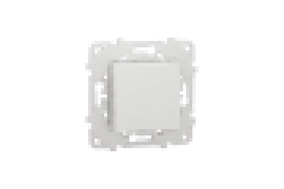 Перемикач 2-клавішний 2 x сх.6, 10А білий (NU521318)